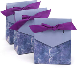 Hortense B. Hewitt Swirl Tent Favor Boxes Wedding Accessories, Purple, Set of 25