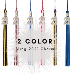 Graduation Tassel - 2021 - Bling Charm - 2 Color