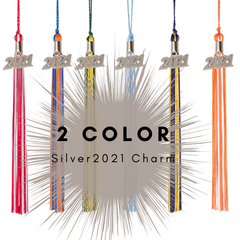 Graduation Tassel - 2021 - Silver Charm - 2 Color