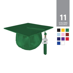 Class Act Graduation Kindergarten Preschool Unisex Shiny Graduation Cap with Matching 2022 Bling Charm Tassel