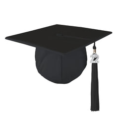 Class Act Graduation Adult Unisex Matte Graduation Cap with 2022 Bling Charm Tassel