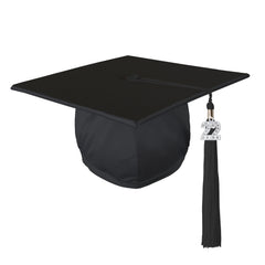 Class Act Graduation Adult Unisex Shiny Graduation Cap with 2022 Bling Charm Tassel