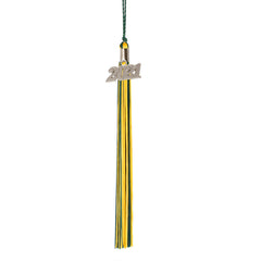 Graduation Tassel - 2021 - Silver Charm - 2 Color