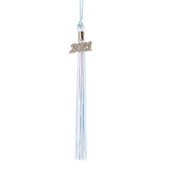 Graduation Tassel - 2021 - Silver Charm - 3 Color