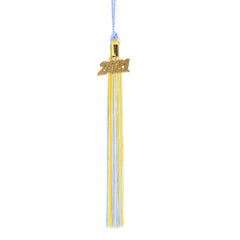 Graduation Tassel - 2021 - Gold Charm - 2 Color