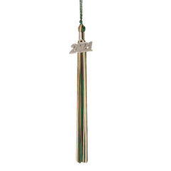 Graduation Tassel - 2021 - Silver Charm - 2 Color