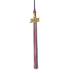 Graduation Tassel - 2021 - Gold Charm - 3 Color