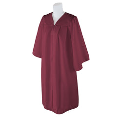 Unisex Matte Graduation Gown Or Choir Robe, Multiple Colors, Large