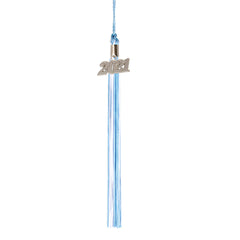 Graduation Tassel - 2021 - Silver Charm - 2 Color