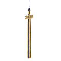 Graduation Tassel - 2021 - Gold Charm - 2 Color