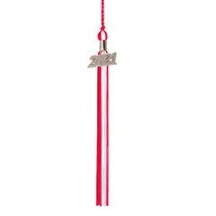 Graduation Tassel - 2021 - Silver Charm - 2 Color