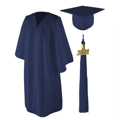 Matte Graduation Cap and Gown Set - Plus/Full Figured