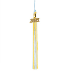 Graduation Tassel - 2021 - Gold Charm - 2 Color