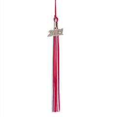 Graduation Tassel - 2021 - Silver Charm - 2 Color