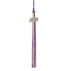 Graduation Tassel - 2021 - Silver Charm - 2 Color
